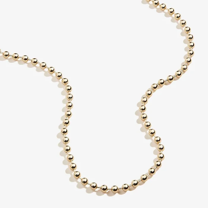 Gold Ball Chain Necklace