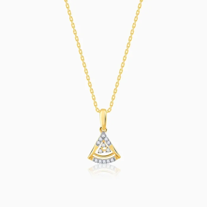 Gold Genesis Diamond Pendant
