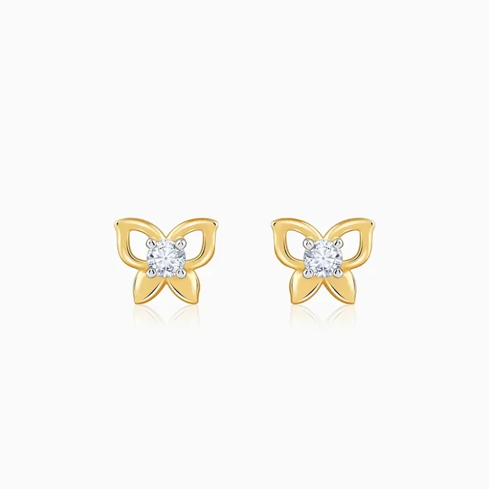 Gold Lilora Lab Grown Diamond Earrings
