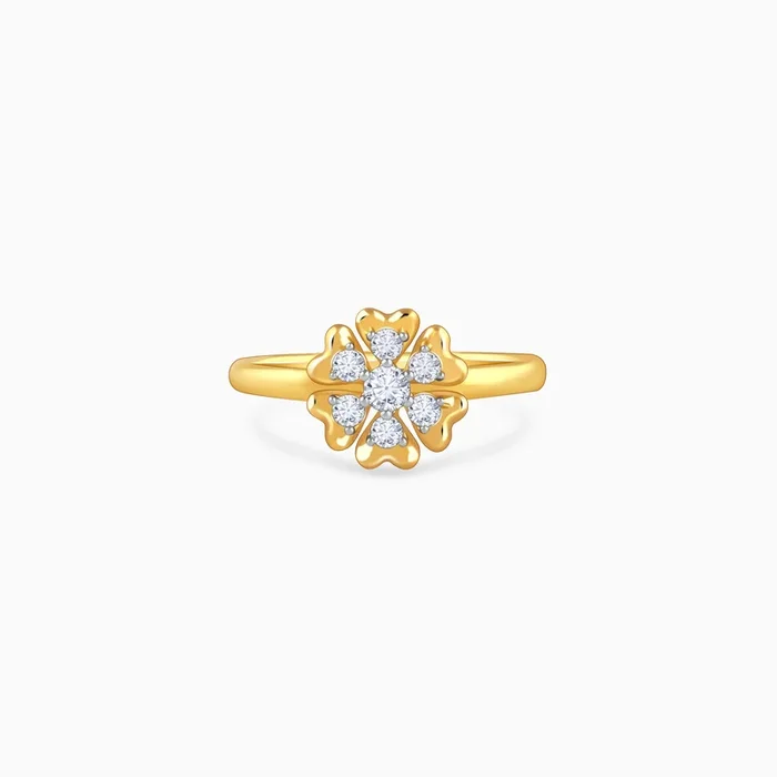 Gold Lumière Bloom Lab Grown Diamond Ring