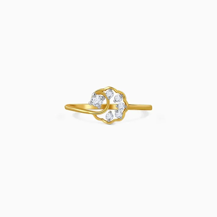 Gold Starry Glow Lab Grown Diamond Ring