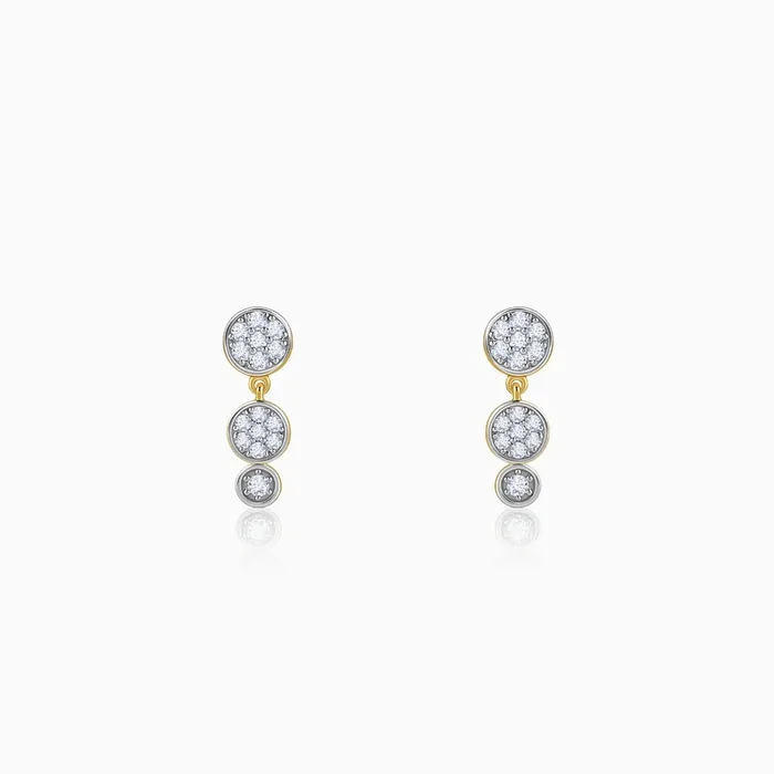 Gold Zyra Lab Grown Diamond Earrings