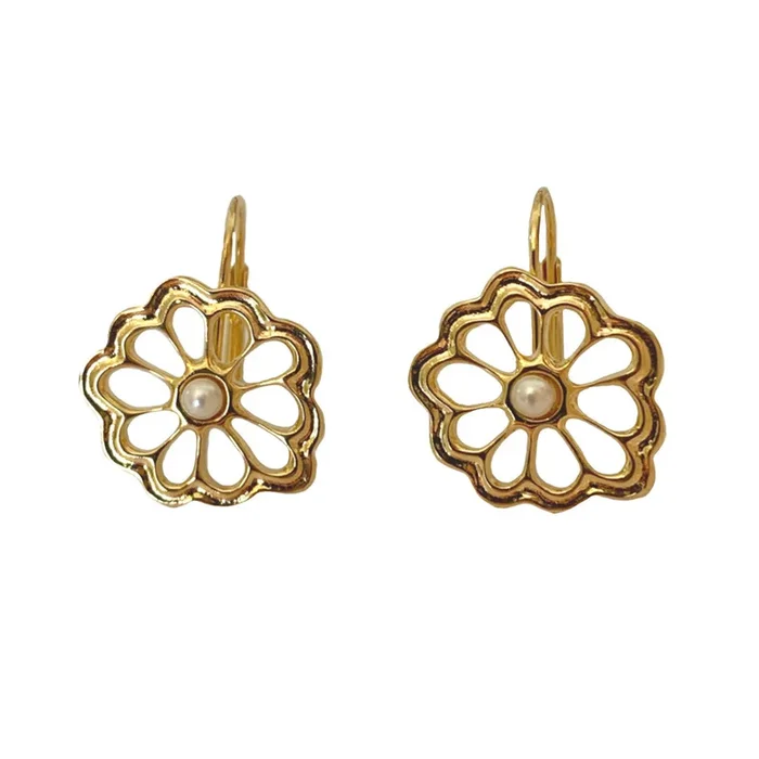 Goldbug Collection Okra Drop Earrings