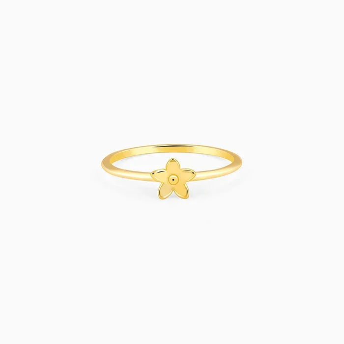 Golden Dendrobium Ring