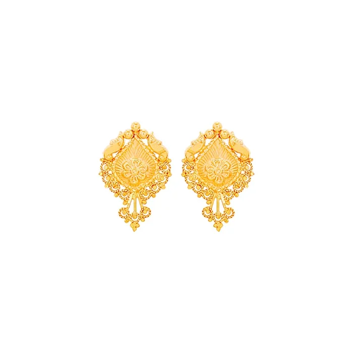 Gorgeous Earrings in 22K Gold