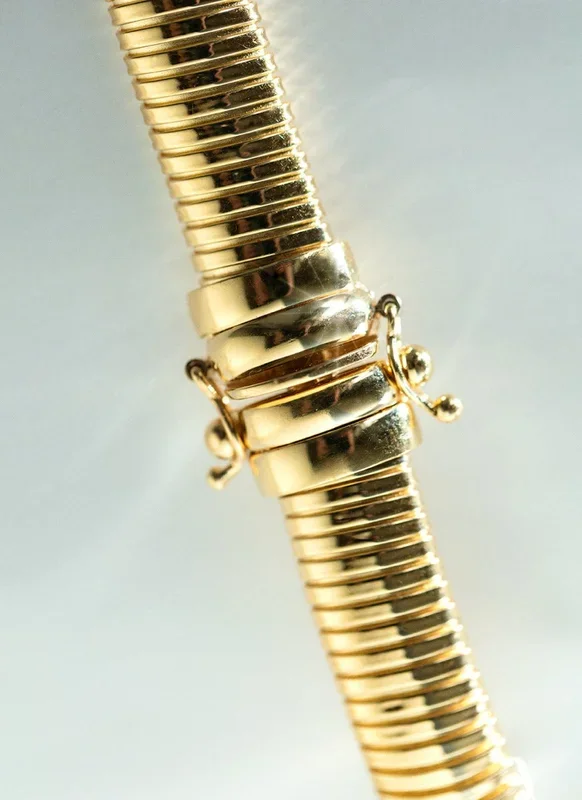Grace tubo bracelet 14k gold