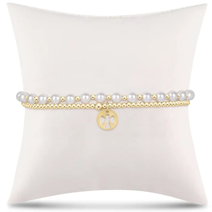 grateful for you gift stack – pearl small guardian angel