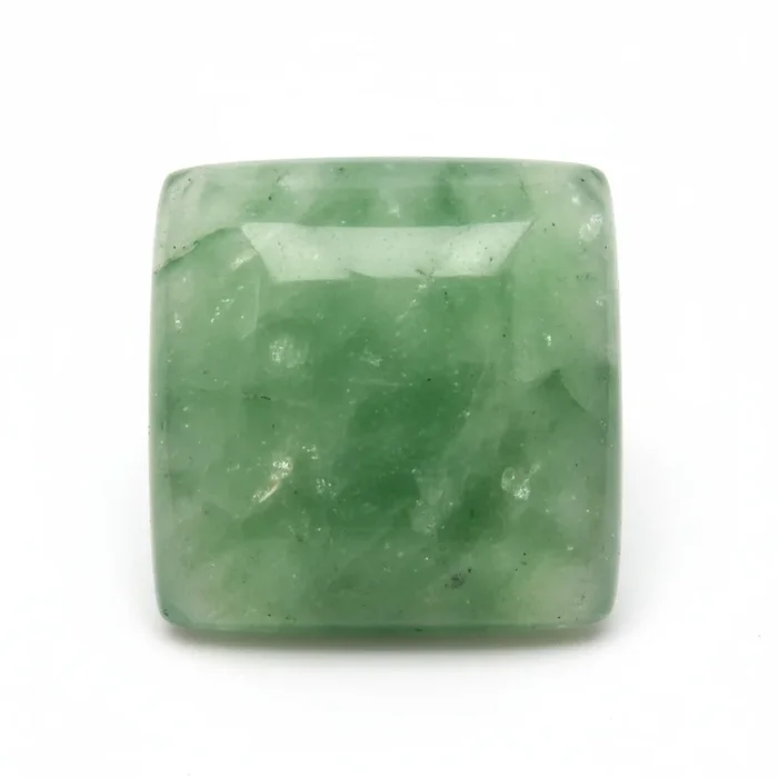 Green Aventurine 1PC Medium 9×9 MM Square Cabochon Green Polished semi Precious Loose Gemstones