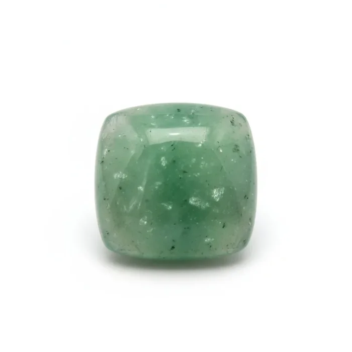 Green Aventurine 1PC Small 7×7 MM Cushion Cabochon Green Natural semi Precious Loose Gemstone