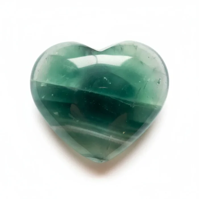 Green Fluorite 1PC Large 11×11 MM Heart Cabochon Green Superior semi Precious Semi Precious Gemstone