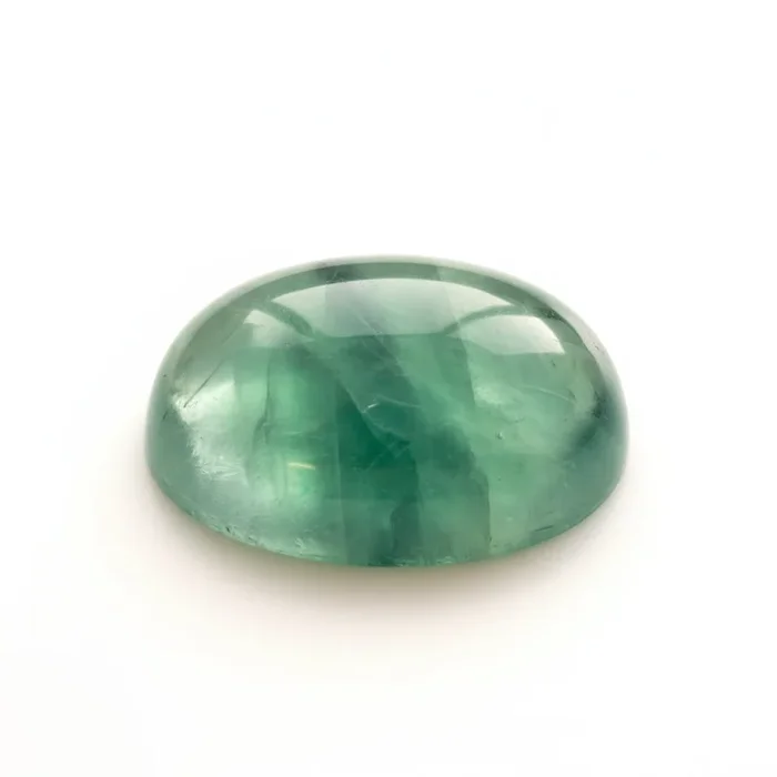 Green Fluorite 1PC Small 6×9 MM Oval Cabochon Green Superior semi Precious Loose Gemstone