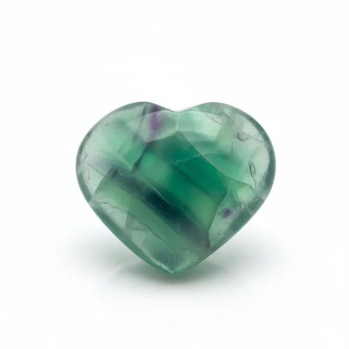Green Fluorite 1PC Small 7×7 MM Heart Cabochon Green Fine semi Precious Gems