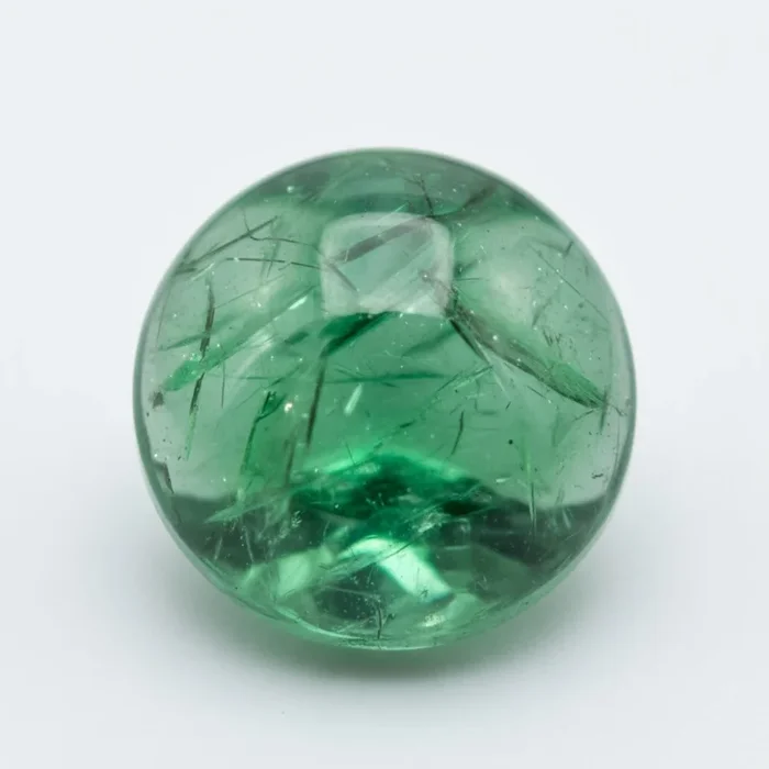 Green Tourmaline 10PC Tiny 5×5 MM Round Cabochon Green Fine semi Precious Semi Precious Gemstone