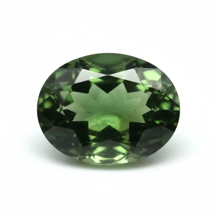Green Tourmaline 1PC Medium 8×10 MM Oval Faceted Green High-Quality Semi Precious Loose Gemstones