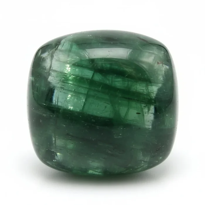 Green Tourmaline 1PC Medium 9×9 MM Cushion Cabochon Green Splendid semi Precious Loose Gemstone