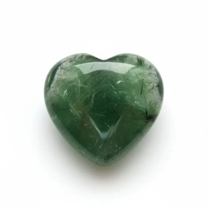 Green Tourmaline 1PC Medium 9×9 MM Heart Cabochon Green Pure semi Precious Loose Gemstones
