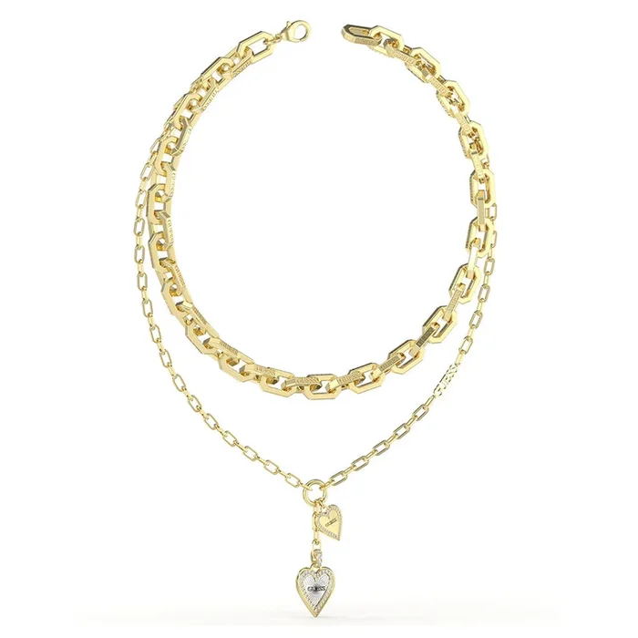 Guess Georgina Love Me Tender 16-18″Heart Double Chain