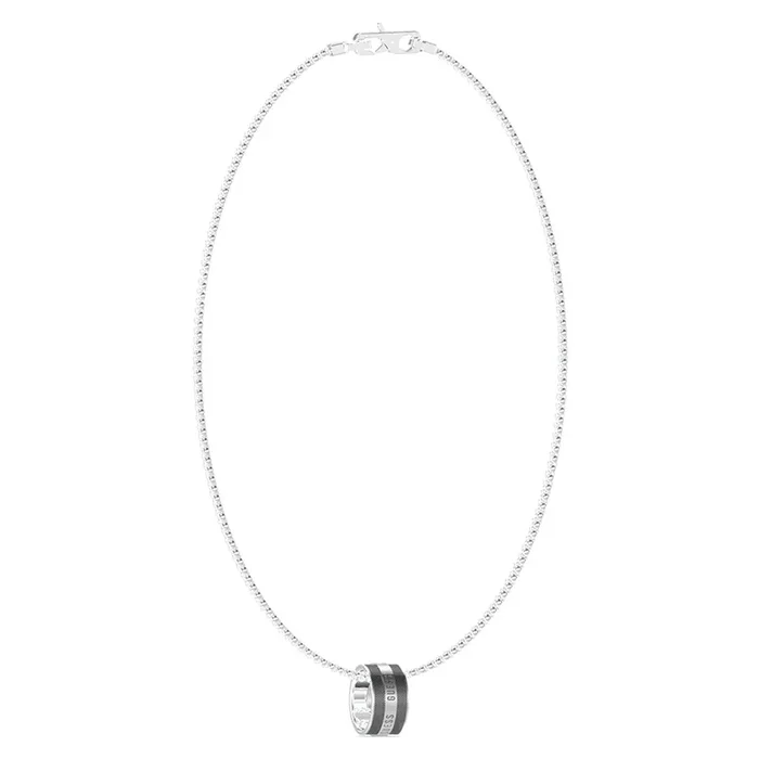 Guess Mens Jewellery Stainless Steel 21″ Textured Round Chain