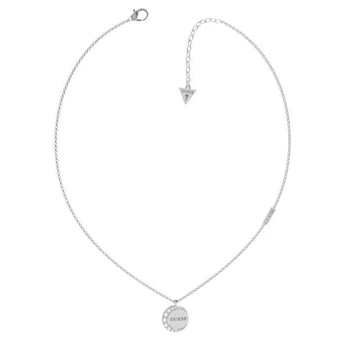 Guess Stainless Steel 16-18″ Single & Turning Coin Chain