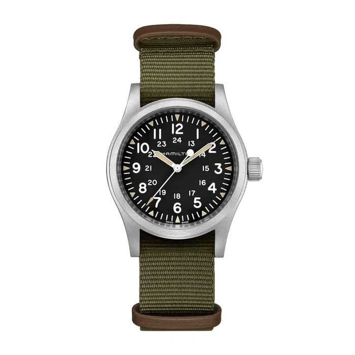 Hamilton Khaki Field mechanical NATO kakhi Watch H69429931 – Lepage