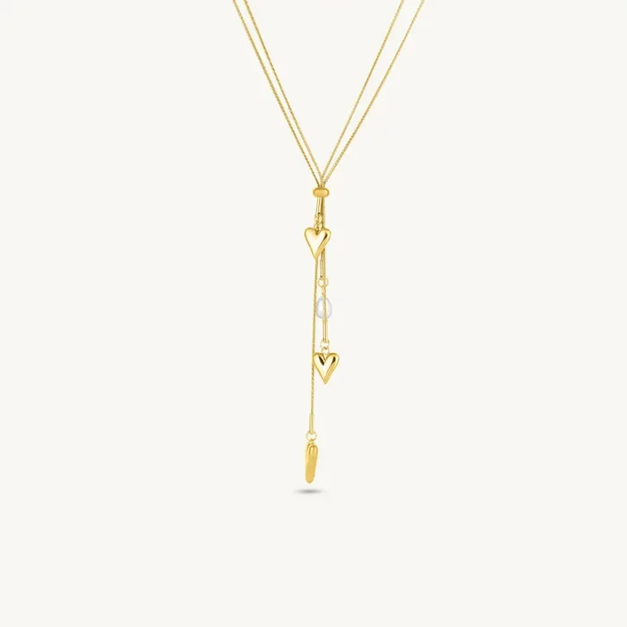 Heart of Love Trail Bolo Necklace