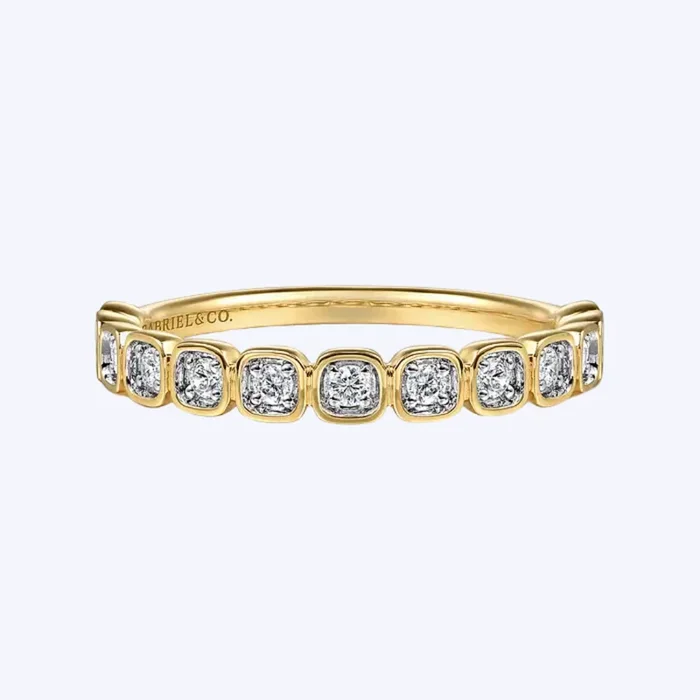 Heather Diamond Bezel Set Band