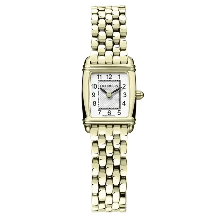 Herbelin Art Déco quartz Watch 17,8 x 19,40 mm 17438BP1N22 – Lepage