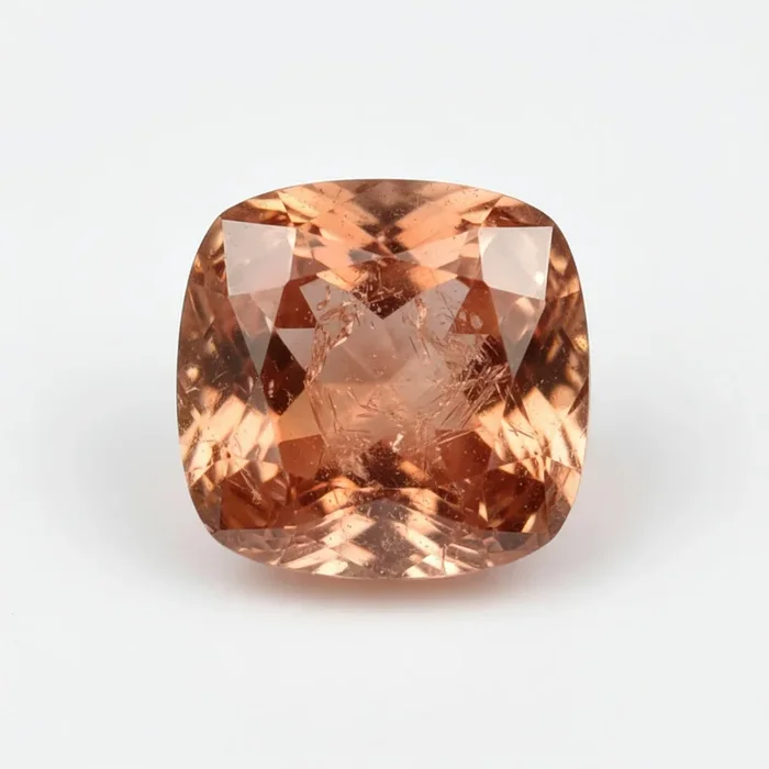 Hessonite Garnet (Gomed) 10PC Tiny 3×3 MM Cushion Faceted Red Fiery Precious Loose Gemstone