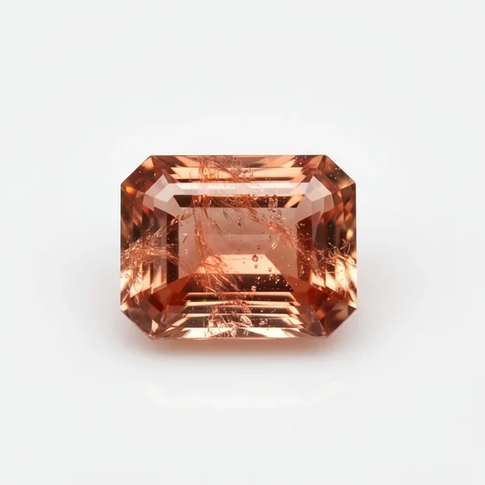 Hessonite Garnet (Gomed) 1PC Tiny 5×7 MM Emerald Faceted Red Genuine Precious Loose Gems