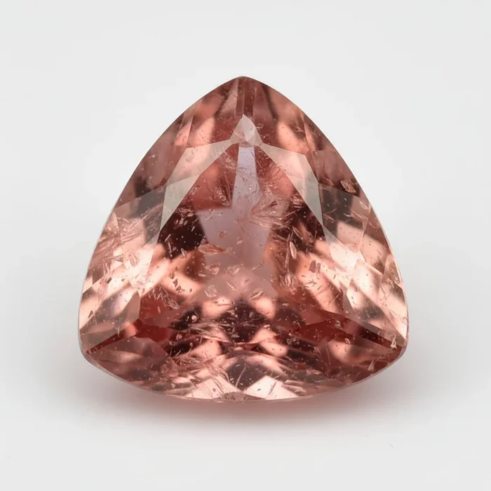 Hessonite Garnet (Gomed) 1PC Tiny 6×6 MM Triangle Faceted Red Polished Precious Loose Gems