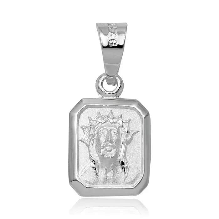 High Polished 925 Sterling Silver Jesus Face Charm Pendant – JCA002-4