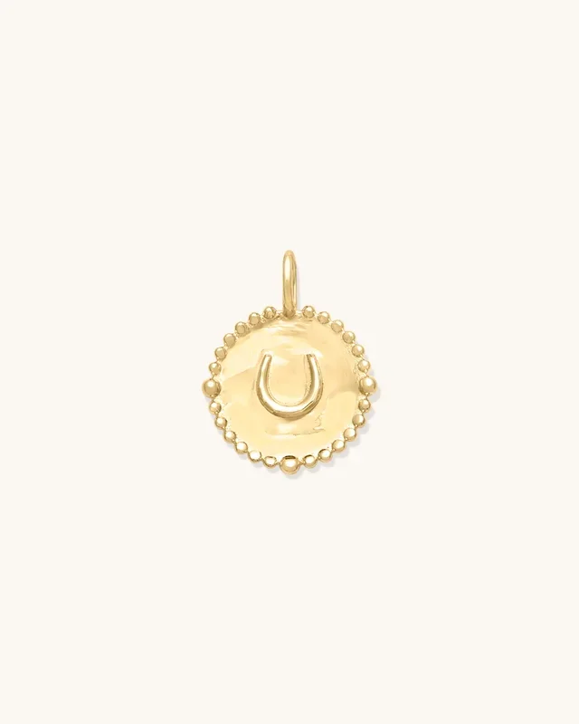 Horseshoe Coin Pendant