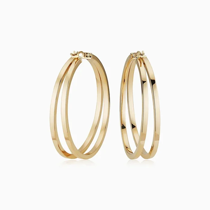 Hudson Large Hoops