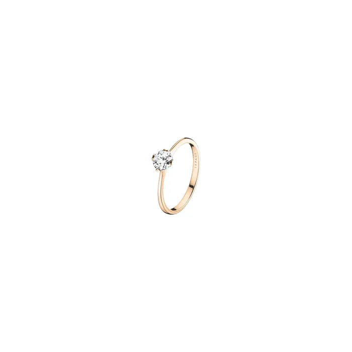 Idylle engagement ring rose gold diamonds | LEPAGE