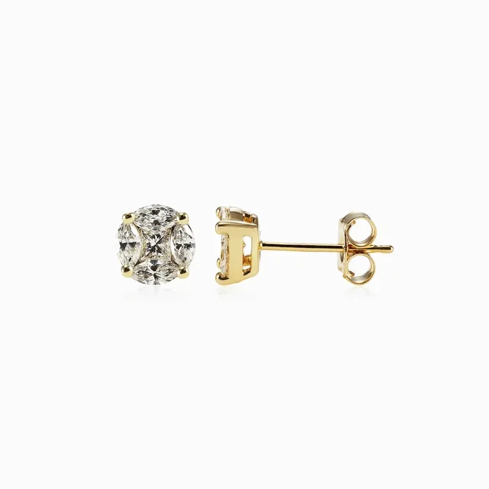 Illusion Classic Diamond Studs