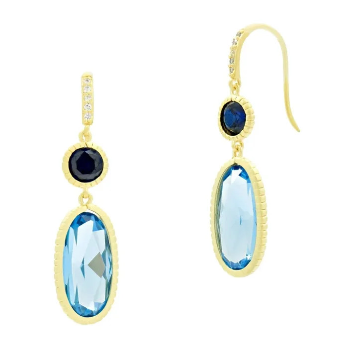 Imperial Blue Drop Earrings