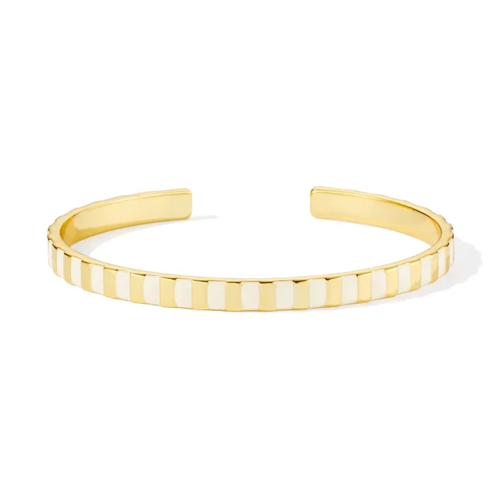 Inès Classic Bangle – Sand White