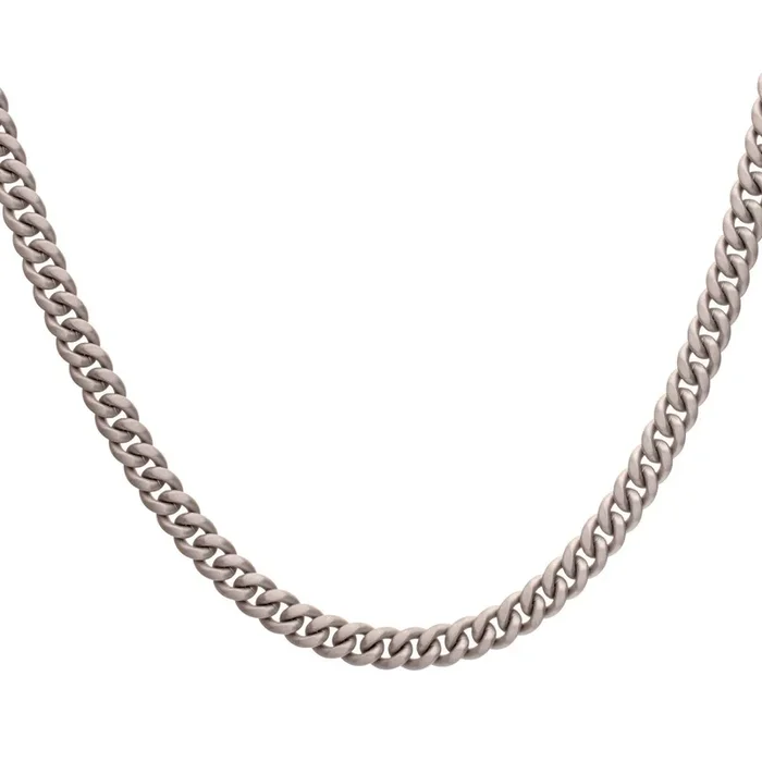 Inox 22-inch Titaninum Curb Chain