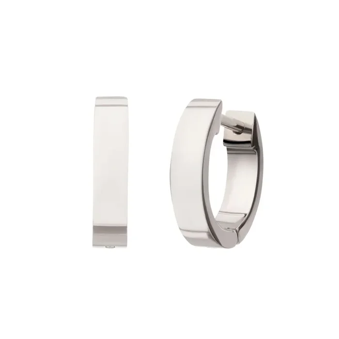 Inox Titanium 3MM Wide Huggie Earrings