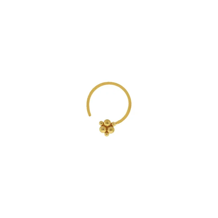 Intricate Nose Pin in 22K Gold