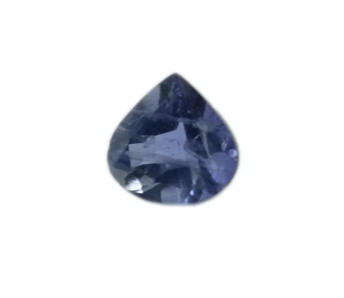 Iolite 1PC Chunky 14×14 MM Heart Faceted Blue Genuine Semi Precious Loose Gemstones
