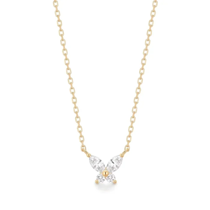 ISABEAU | Marquise Lab Grown Diamond Butterfly Necklace