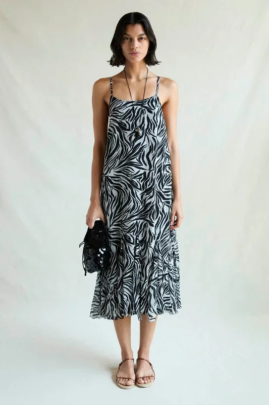 Isabella Dress Zebra