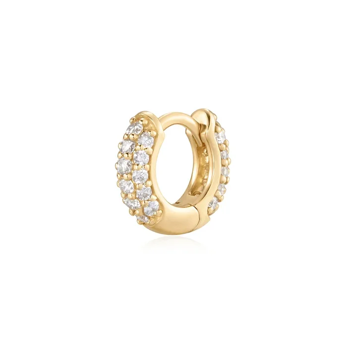 IVANKA | Double Row Lab Grown Diamond Huggie