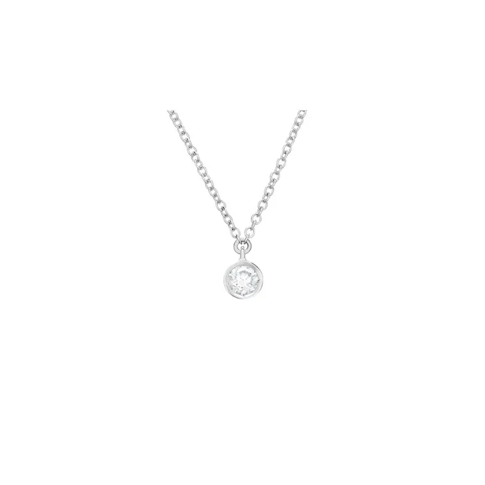 Joie necklace in white gold and diamonds – Lepage