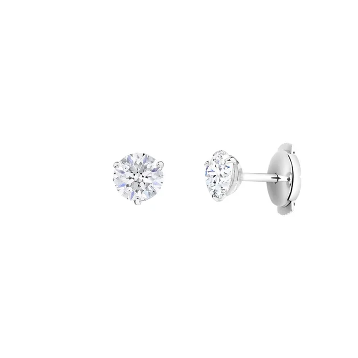 Joli Cœur Earrings in White Gold and Diamonds / Lepage
