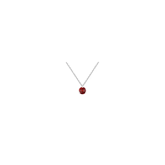 Joli Cœur necklace in white gold and ruby | LEPAGE