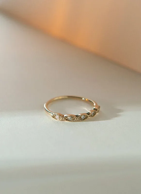 Joshi diamant ring 14k gold