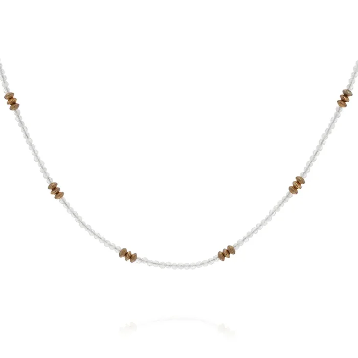 Joyla 18″ – 19″ Karma Rainbow Moonstone Necklace