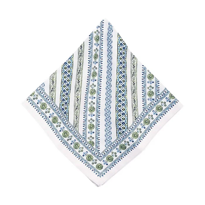 Juliska Seville Stripe Napkin – Green